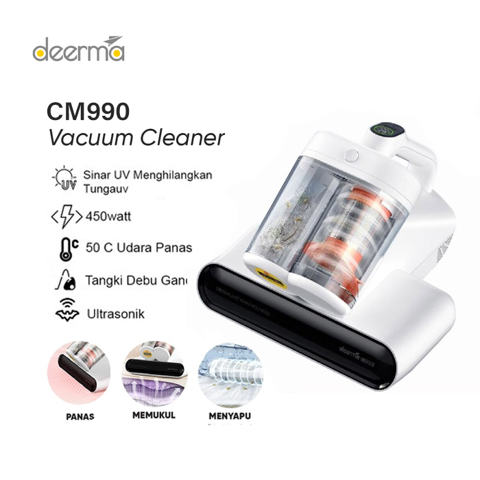 Deerma Vacuum Cleaner Penyedot Debu Anti-dust Mites - CM990